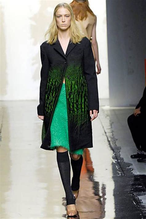 prada aw 2007 archive prada runway textured wool/silk blazer|Prada .